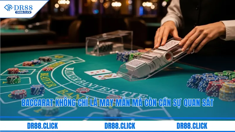 Baccarat không chỉ là may mắn mà còn cần sự quan sát