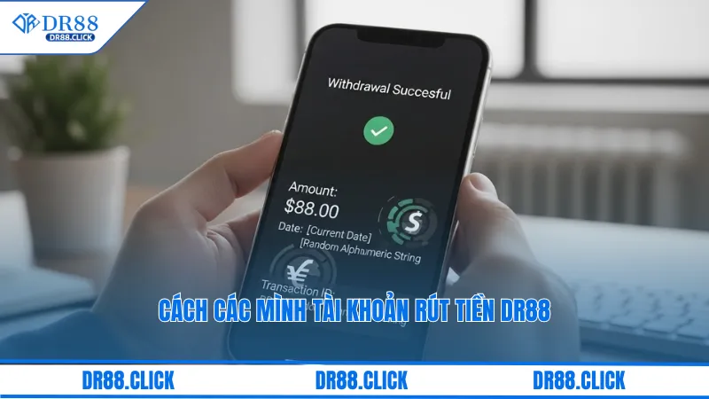 Cách các mình tài khoản rút tiền dr88