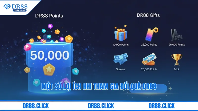 Một số lợi ích khi tham gia đổi quà dr88