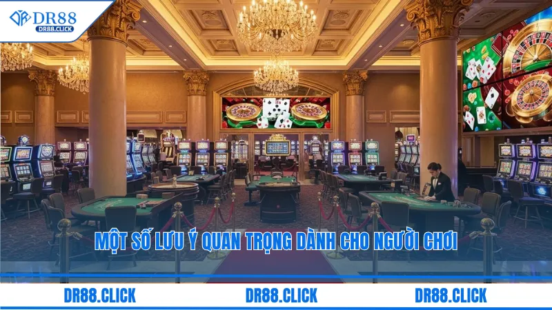 Một số lưu ý quan trọng dành cho người chơi