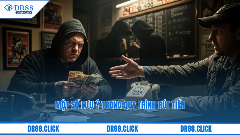 Một số lưu ý trong quy trình rút tiền