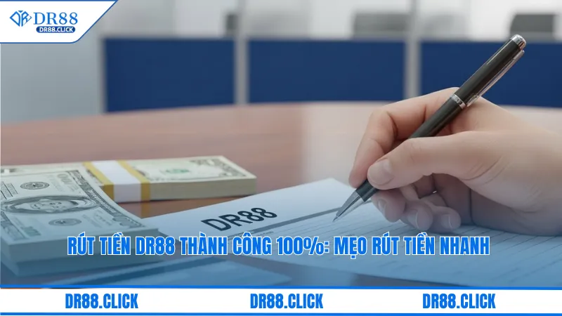Rút Tiền DR88 Thành Công 100%: Mẹo Rút Tiền Nhanh