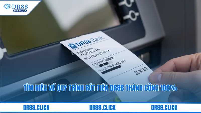 Tìm hiểu về quy trình rút tiền dr88 thành công 100%